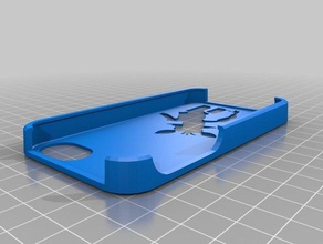 foxy iphone stencil geval accessoires maat 3d print model - Mito3D