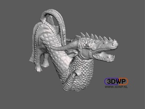 escultura del dragón escaneo 3d exploraciones las réplicas 123d 123dcatch catch meshmixer 3d print model - Mito3D