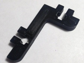 slim printrbot lc extruder bracket 3d printer parts 3d print model - Mito3D