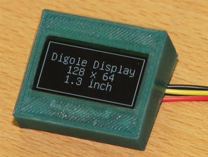 digole 13 pollici oled lunetta monte l'elettronica display 3d print model - Mito3D
