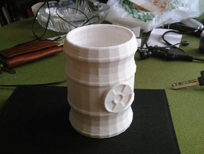 rifiuti radioattivi penna cup arredamento 3d print model - Mito3D