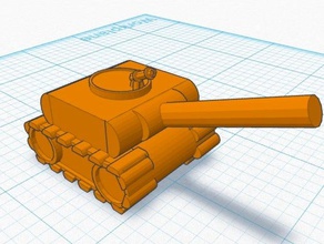 tank 3d afdrukken 3d print model - Mito3D