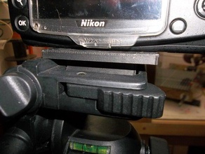 optex t-560 quick release mount camera tripod 3d print model - Mito3D