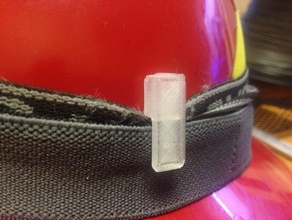 robo3d-fire helmet goggle light strap keeper tools firefighter prefab 3d print model - Mito3D