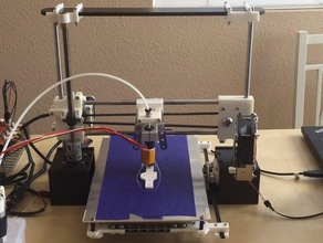 qubd twoup y-tabela de substituição do quadro 3d impressoras cama nivelamento imprimir 3d print model - Mito3D