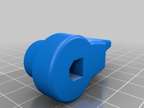 pella schuifdeur thumbturn vervanging delen 3d print model - Mito3D
