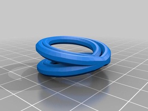 diana customizedring 1turn 0rotation fashion 3d print model - Mito3D