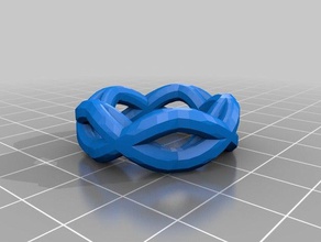 diana customizedring 2turn 2rotation moda 3d print model - Mito3D