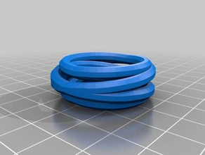 dianacustomizedring infinityloop fashion 3d print model - Mito3D