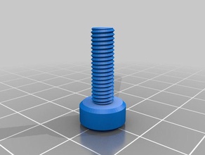 my customized nut job bolt washer threaded rod factory parts 3d print model - Mito3D