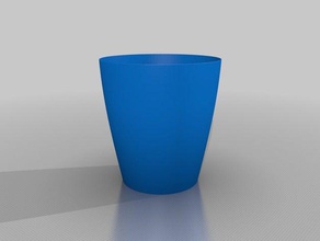 my customized sin-function vase open art 3d print model - Mito3D