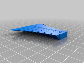 aangepaste overhang test breed 20 45 3 d het afdrukken tests maat 3d print model - Mito3D