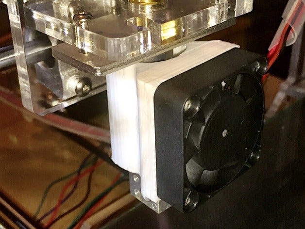 2015 sunhokey prusa i3 extruder heatsink cooling duct 3d printer parts 3D print model - Mito3D
