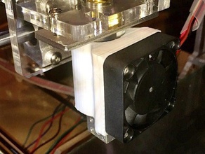 2015 sunhokey prusa i3 extruder heatsink cooling duct 3d printer parts 3d print model - Mito3D