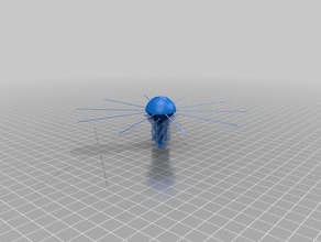 il mio personalizzato medusa - drooloops animali 3d print model - Mito3D