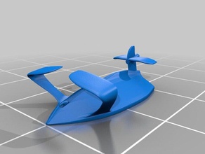flying fish vehicles 3d print model - Mito3D