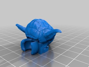 tinkerplay yoda head mechanical toys 3d print model - Mito3D