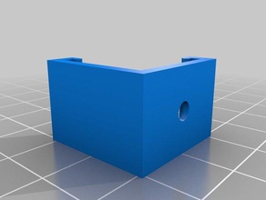ledstrip 45 degrees profile holder diy 3d print model - Mito3D