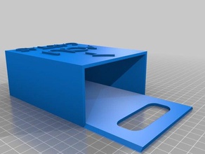letras contenedor de cartas accesorios buzn casa buzón 3d print model - Mito3D