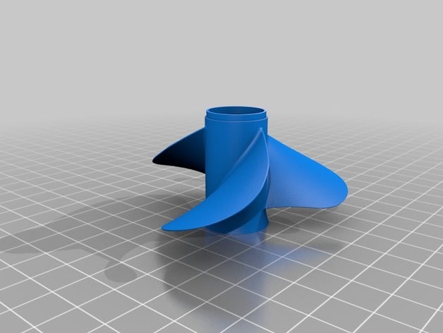 de hélice la embarcación mecánica los juguetes elice motor helice moto agua 3D print model - Mito3D