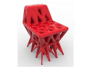3d geprinte stoel huishouden meubels 3d print model - Mito3D
