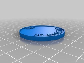 3de graad munten badges maat 3d print model - Mito3D