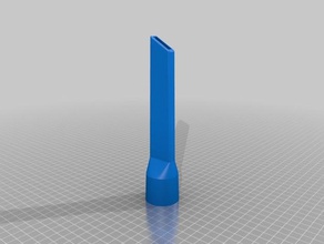 lange, smalle slang stofzuiger 30mm buis huishouden fawas vacuum 3d print model - Mito3D