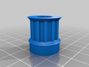 mijn maat parametrische katrol veel tand-profielen 3d de printer delen 3d print model - Mito3D