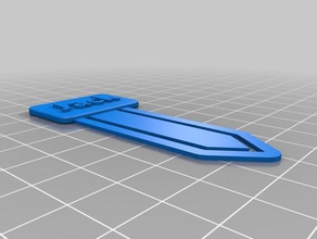 meu personalizados marcador de clipe papel jack office 3d print model - Mito3D