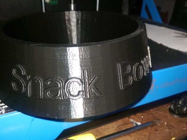 snack-bol de alimentos beber personalizador 3D print model - Mito3D