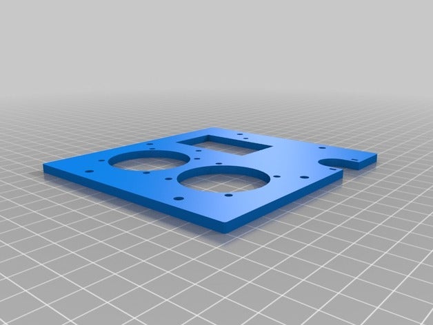el deflector de wanhao duplicador i3 remezclada jamesarm97 3d la impresora partes 3D print model - Mito3D