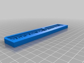 il mio personalizzate stampa 3d piastra di testo estrada i segni loghi 3d print model - Mito3D