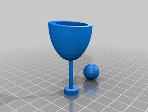 ball cup game toys games 3d print model - Mito3D