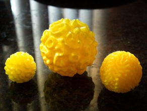 reaction balls math art reaction diffusion 3d print model - Mito3D