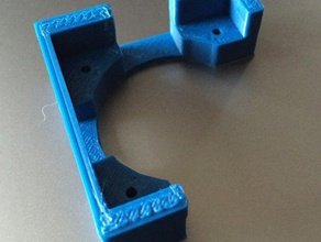 i3v axe de la nema 17 montage du ventilateur pièces 3d print model - Mito3D