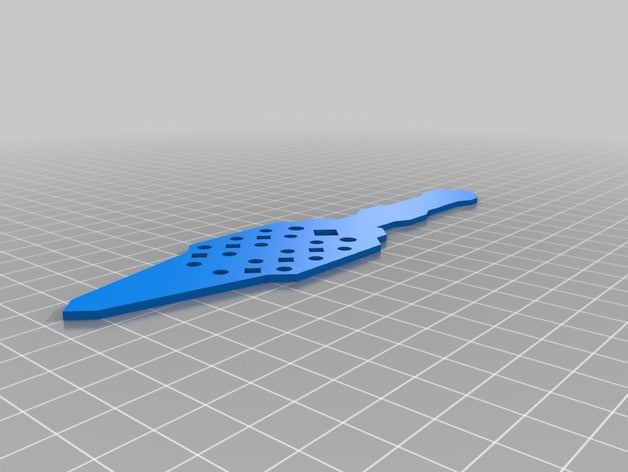 absinthe spoon kitchen dining 3D print model - Mito3D