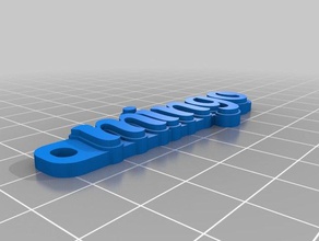 llavero mingo organización personalizado 3d print model - Mito3D