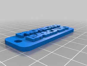 llavero isabel calvo organizzazione personalizzato 3d print model - Mito3D