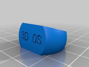 özelleştirilmiş yazıt yüzüğüm yüzük 3d print model - Mito3D