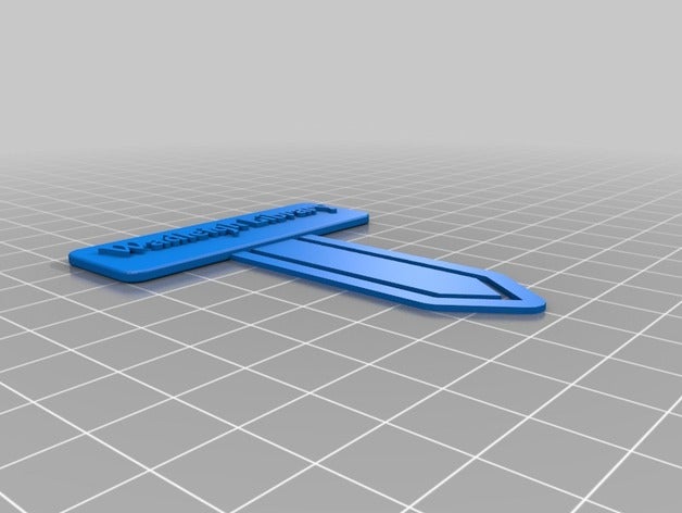 wadleigh bookmark 2 office customized 3D print model - Mito3D