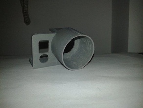 gopro hero 34 10x50 binoculars adapter camera frame 4 3d print model - Mito3D
