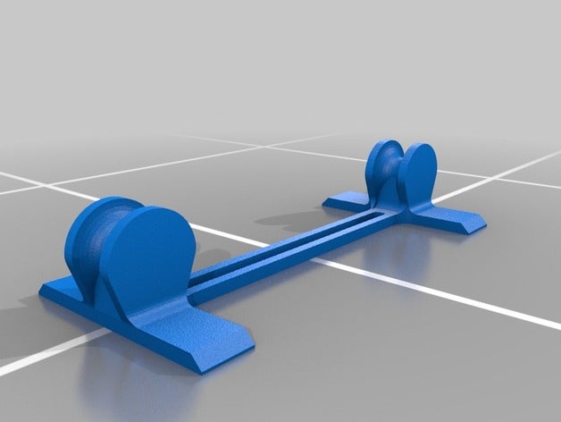 minimalista soporte de bobina 3d la impresora accesorios 3D print model - Mito3D