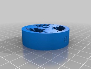 my customized gear bearing 3 parts 3d print model - Mito3D