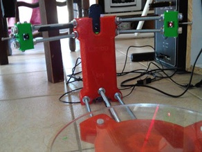 easy laser position setting holder bq ciclop 3d scanner printing 3d print model - Mito3D