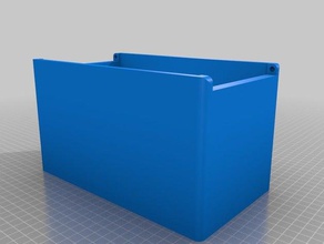 my customized magnetic hinge box base containers 3d print model - Mito3D