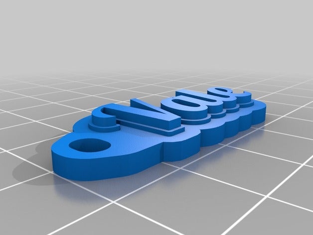 a vale organização personalizado 3D print model - Mito3D