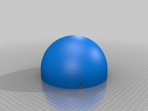 lampenkap maan oppervlak exemplaar inrichting 3d print model - Mito3D