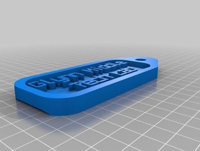 my customized key tag easier remove other 3d print model - Mito3D