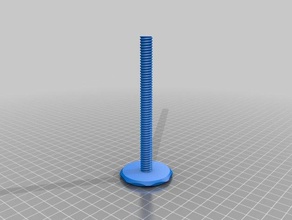 syringe drive screw parts customized 3d print model - Mito3D