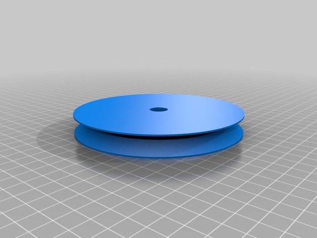 12 de la pulgada v-groovepulley diy personalizado 3D print model - Mito3D